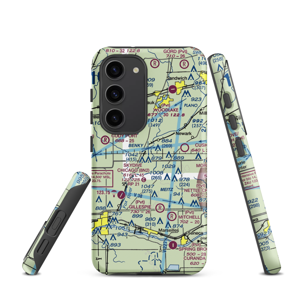 Friends Field (7IL9) VFR Sectional Samsung Phone Case Samsung Galaxy S23 model shown