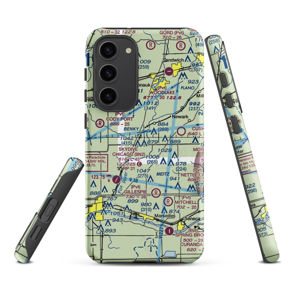 Friends Field (7IL9) VFR Sectional Samsung Phone Case Samsung Galaxy S23 Plus model shown
