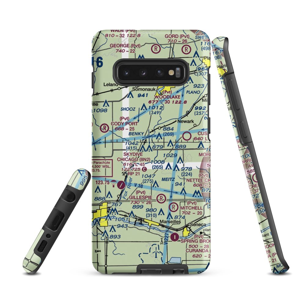 Friends Field (7IL9) VFR Sectional Samsung Phone Case Samsung Galaxy S10 Plus model shown