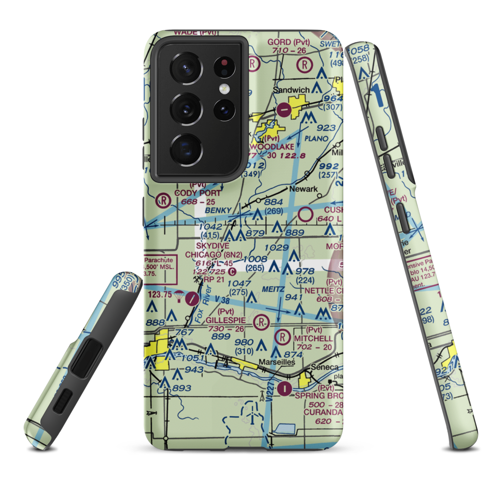 Friends Field (7IL9) VFR Sectional Samsung Phone Case Samsung Galaxy S21 Plus model shown