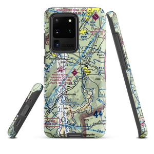 Front Royal Warren County Airport (FRR) VFR Sectional Samsung Phone Case