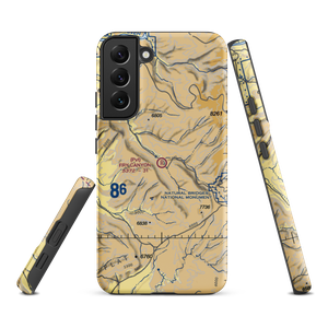 Fry Canyon Field (UT74) VFR Sectional Samsung Phone Case