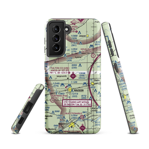 Fulton County Airport (USE) VFR Sectional Samsung Phone Case