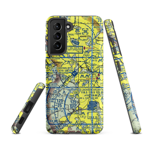 Fulton County Airport Brown Field (FTY) VFR Sectional Samsung Phone Case