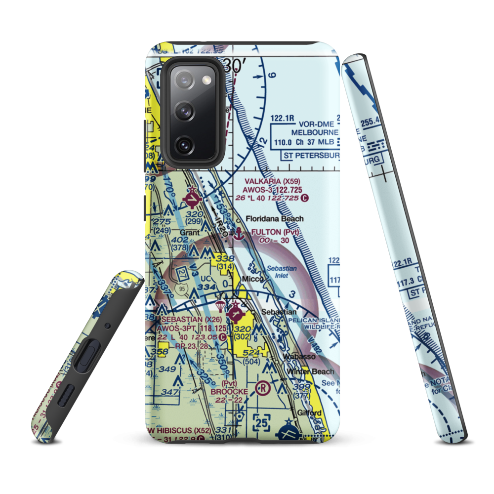 Fulton Seaplane Base (0FD6) VFR Sectional Samsung Phone Case Samsung Galaxy S20 FE model shown