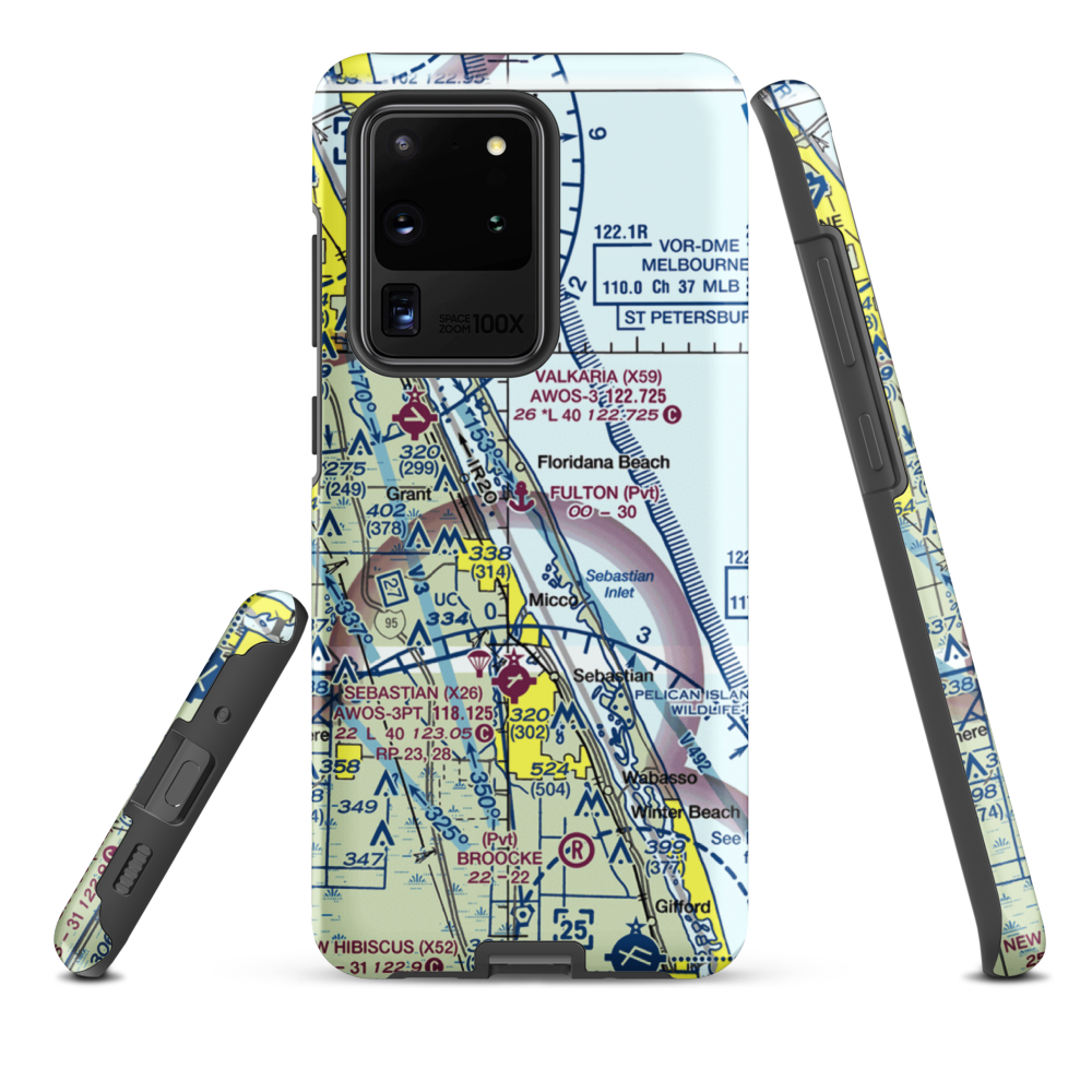 Fulton Seaplane Base (0FD6) VFR Sectional Samsung Phone Case Samsung Galaxy S20 Ultra model shown