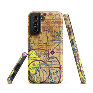 G W Flanders Ranch Strip (CO54) VFR Sectional Samsung Phone Case