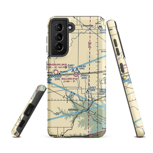 Gail Ballard Airport (SN63) VFR Sectional Samsung Phone Case