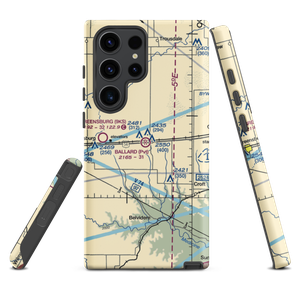 Gail Ballard Airport (SN63) VFR Sectional Samsung Phone Case