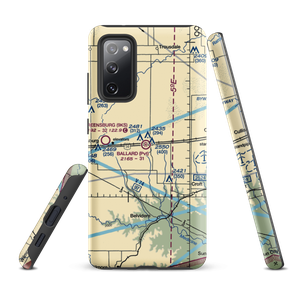 Gail Ballard Airport (SN63) VFR Sectional Samsung Phone Case