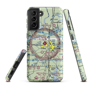 Gainesville Municipal Airport (GLE) VFR Sectional Samsung Phone Case