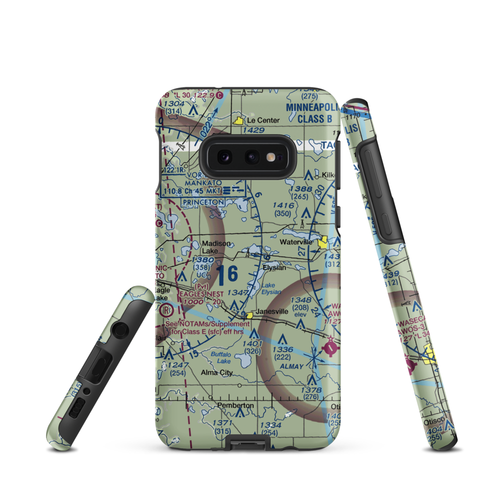 Galler's Airport (75MN) VFR Sectional Samsung Phone Case Samsung Galaxy S10e model shown