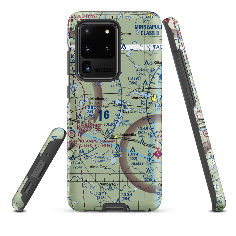 Galler's Airport (75MN) VFR Sectional Samsung Phone Case Samsung Galaxy S20 Ultra model shown