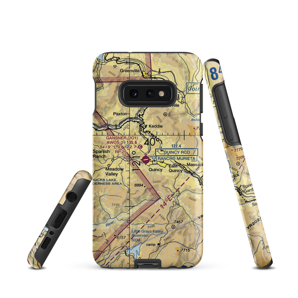 Gansner Field (2O1) VFR Sectional Samsung Phone Case Samsung Galaxy S10e model shown
