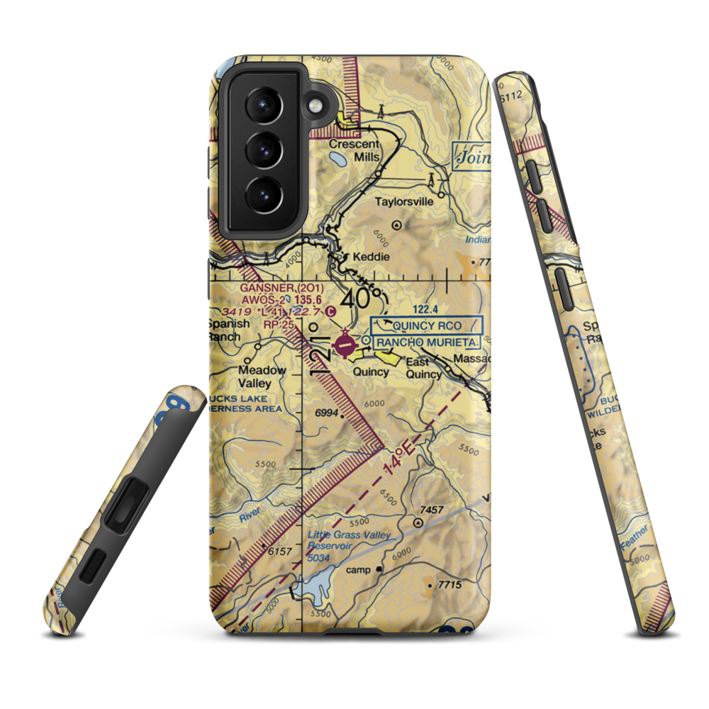 Gansner Field (2O1) VFR Sectional Samsung Phone Case Samsung Galaxy S21 FE model shown