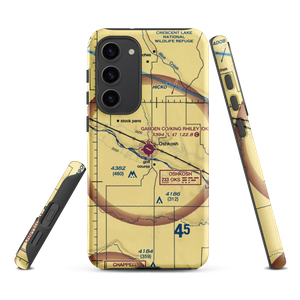 Garden County Airport/King Rhiley Field (OKS) VFR Sectional Samsung Phone Case