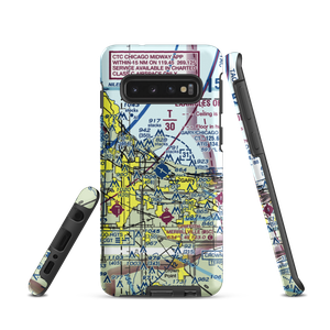 Gary Chicago International Airport (GYY) VFR Sectional Samsung Phone Case