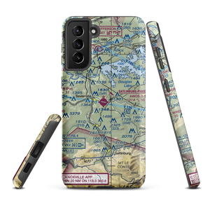 Gatlinburg-Pigeon Forge Airport (GKT) VFR Sectional Samsung Phone Case