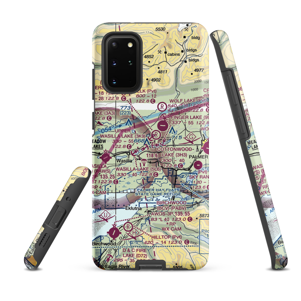 Gattis Strip (16AK) VFR Sectional Samsung Phone Case Samsung Galaxy S20 Plus model shown