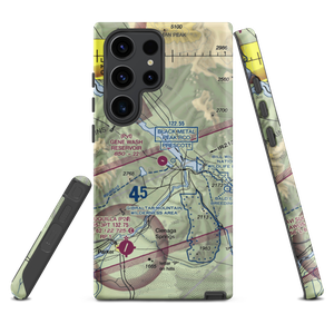 Gene Wash Reservoir Airport (5CL7) VFR Sectional Samsung Phone Case