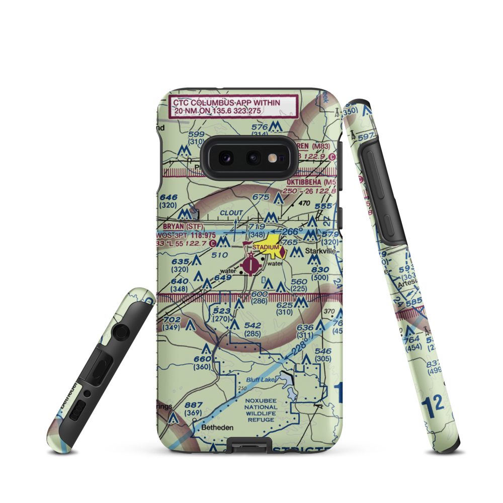 George M Bryan Airport (STF) VFR Sectional Samsung Phone Case Samsung Galaxy S10e model shown