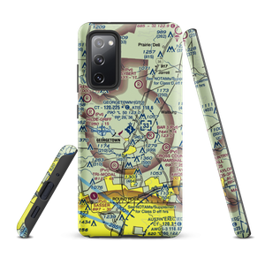 Georgetown Municipal Airport (GTU) VFR Sectional Samsung Phone Case