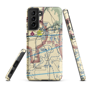 Gesin Ranches Airport (86XS) VFR Sectional Samsung Phone Case