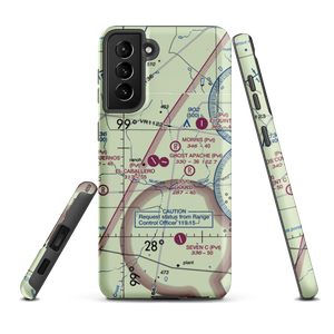 Ghost Apache Airport (45XS) VFR Sectional Samsung Phone Case