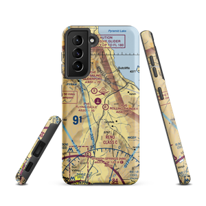 Gibb Ranch Airport (2NV2) VFR Sectional Samsung Phone Case