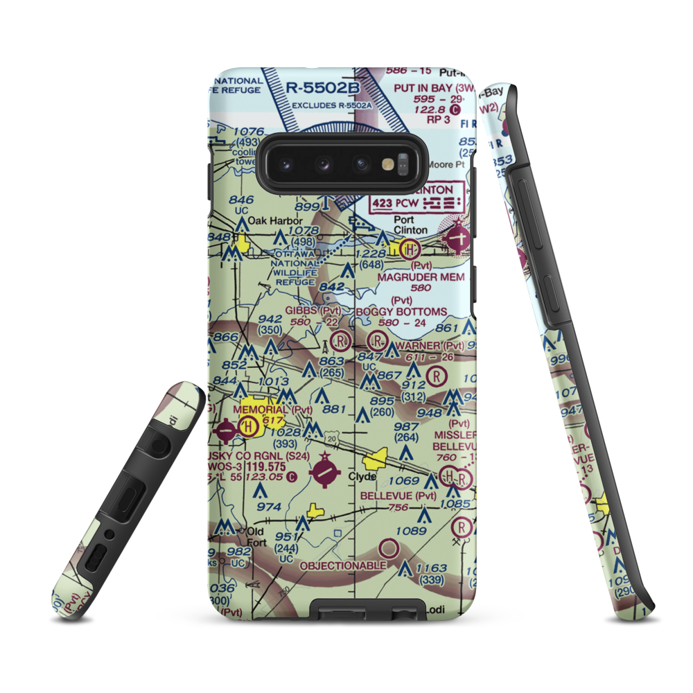 Gibbs Field (03OH) VFR Sectional Samsung Phone Case Samsung Galaxy S10 Plus model shown
