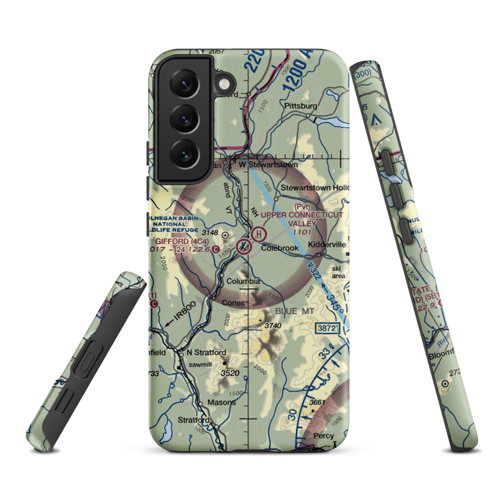 Gifford Field (4C4) VFR Sectional Samsung Phone Case Samsung Galaxy S22 Plus model shown