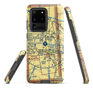 Gillette Campbell County Airport (GCC) VFR Sectional Samsung Phone Case