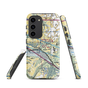 Girdwood Airport (AQY) VFR Sectional Samsung Phone Case