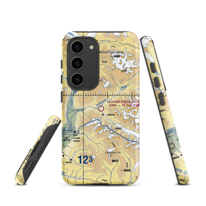 Glacier Creek Airport (KGZ) VFR Sectional Samsung Phone Case