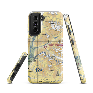 Glacier Creek Airport (KGZ) VFR Sectional Samsung Phone Case