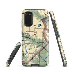 Glaser Airport (NE85) VFR Sectional Samsung Phone Case