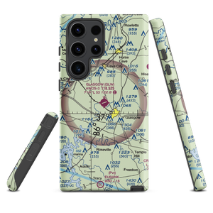 Glasgow Municipal Airport (GLW) VFR Sectional Samsung Phone Case