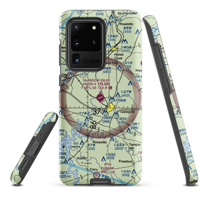 Glasgow Municipal Airport (GLW) VFR Sectional Samsung Phone Case