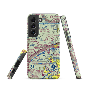 Glass Airport (TS74) VFR Sectional Samsung Phone Case