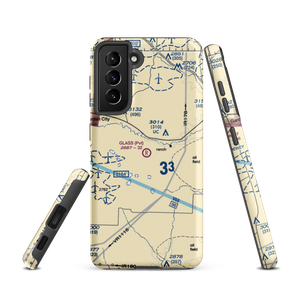 Glass Ranch Airport (TS13) VFR Sectional Samsung Phone Case