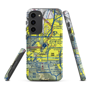 Glendale Municipal Airport (GEU) VFR Sectional Samsung Phone Case