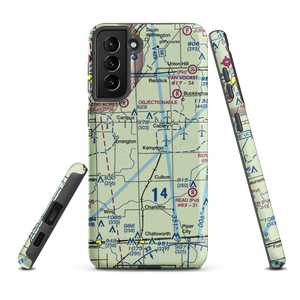 Godbee RLA Restricted Landing Area (47IL) VFR Sectional Samsung Phone Case