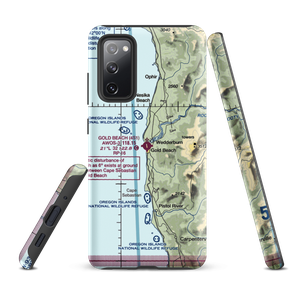 Gold Beach Municipal Airport (4S1) VFR Sectional Samsung Phone Case