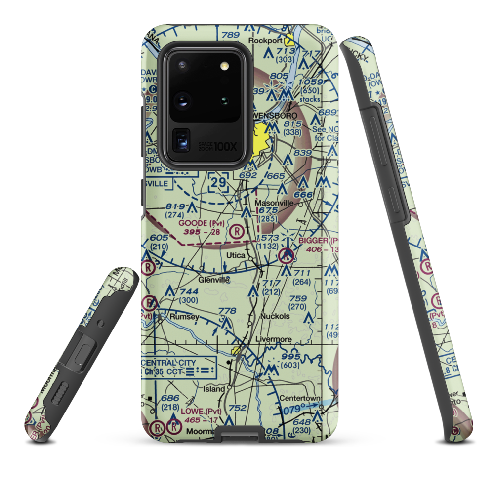 Goode Airpark (3KY1) VFR Sectional Samsung Phone Case Samsung Galaxy S20 Ultra model shown