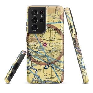 Gooding Municipal Airport (GNG) VFR Sectional Samsung Phone Case