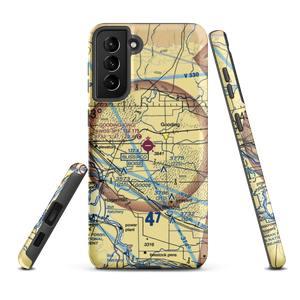 Gooding Municipal Airport (GNG) VFR Sectional Samsung Phone Case