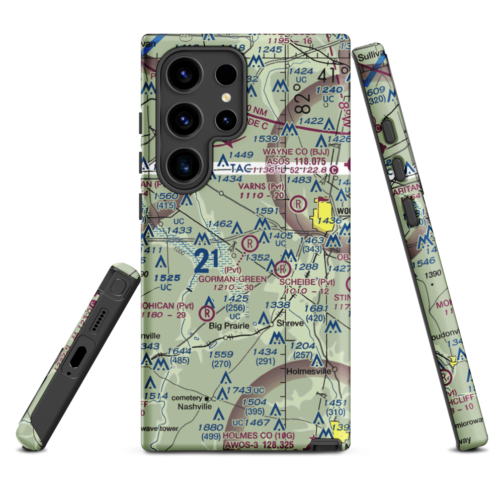 Gorman-Freeman Airport (66OI) VFR Sectional Samsung Phone Case Samsung Galaxy S24 Ultra model shown