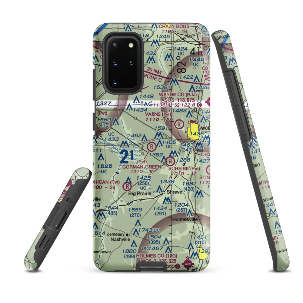 Gorman-Freeman Airport (66OI) VFR Sectional Samsung Phone Case Samsung Galaxy S20 Plus model shown