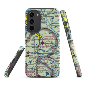 Goshen Municipal Airport (GSH) VFR Sectional Samsung Phone Case