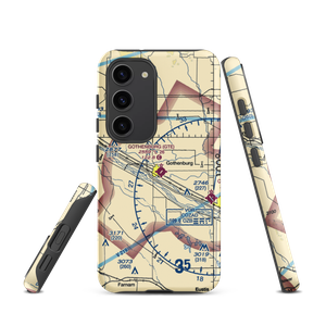 Gothenburg Municipal Airport (GTE) VFR Sectional Samsung Phone Case